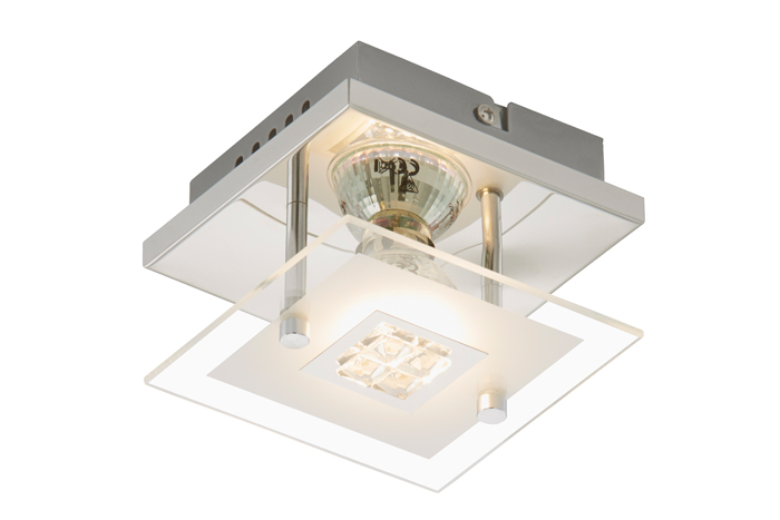 3195-018-briloner-Kleine-LED-Wand-Deckenleuchte-TULA-mit-Glas-Chrom-12x12cm Kleine LED Wand- & Deckenleuchte TULA mit Glas Chrom 12x12cm – Stilvolle Beleuchtung für dein Zuhause