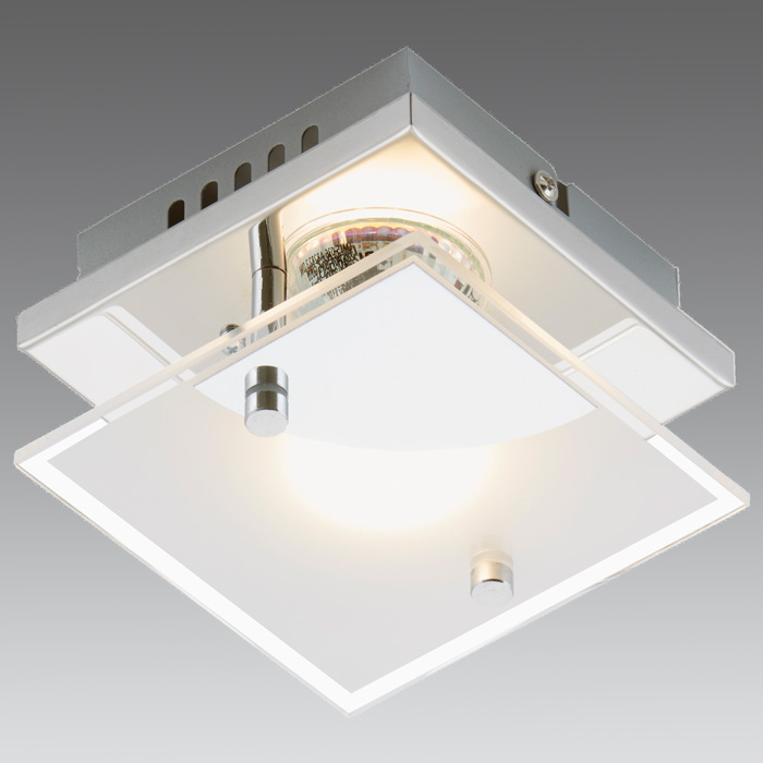Briloner-3597-018-tom-mini-wandlampe-aus-glas-deckenlampe-gu10 Mini LED Wandlampe Deckenlampe aus Glas 12x12cm Briloner 3597-018