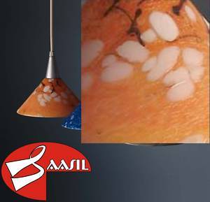 lampenglas-lampenschrim-handarbeit-orange555cd60b349dd Lampenschirm aus Glas orange handbemalt E27 E14 für Hängelampe handbemalt – Stilvolle Beleuchtung für dein Zuhause