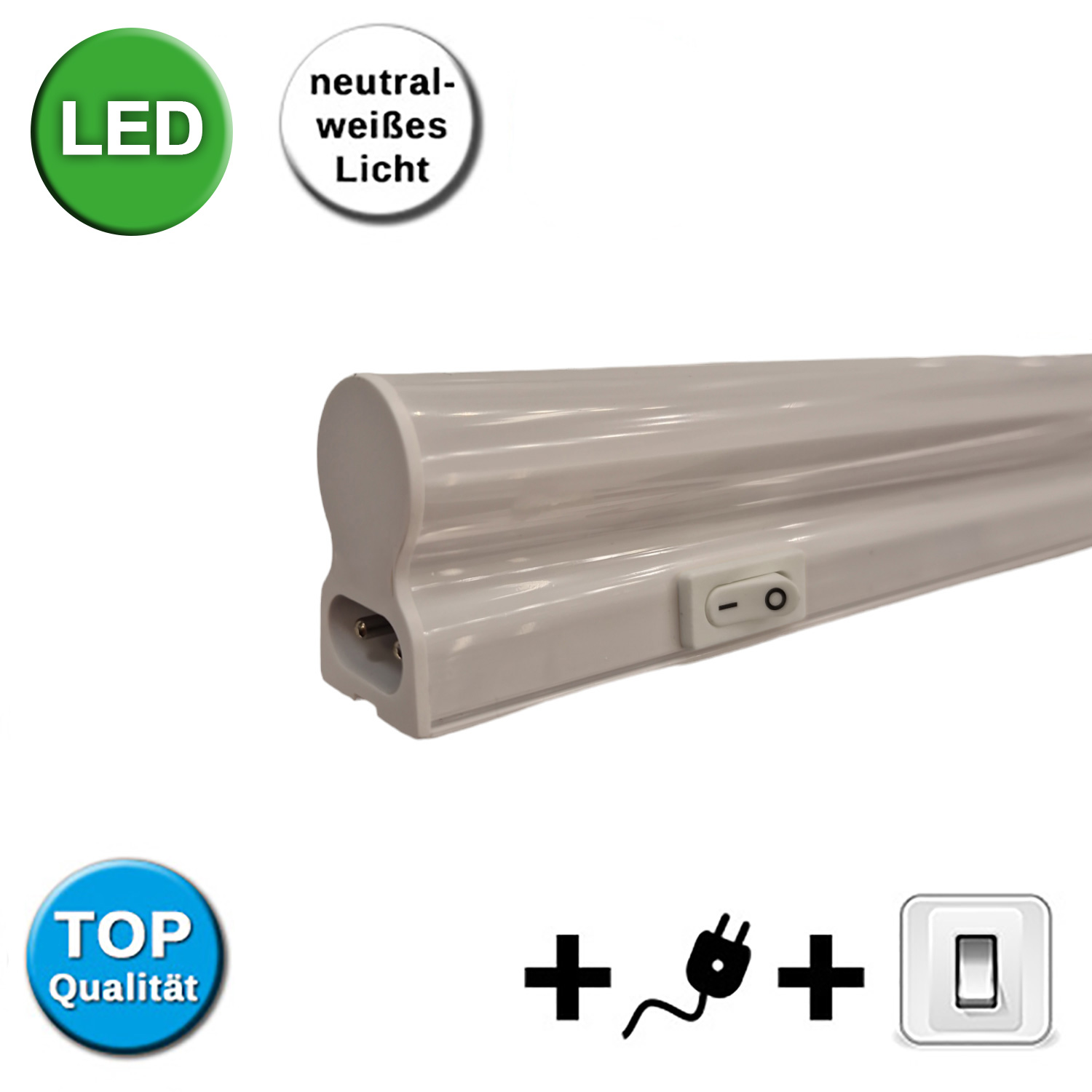Vesio LED-Lichtleiste 120 cm 16W mit Schalter – Stilvolle Beleuchtung für dein Zuhause Vesio LED-Lichtleiste 120 cm 16W mit Schalter – Stilvolle Beleuchtung für dein Zuhause
