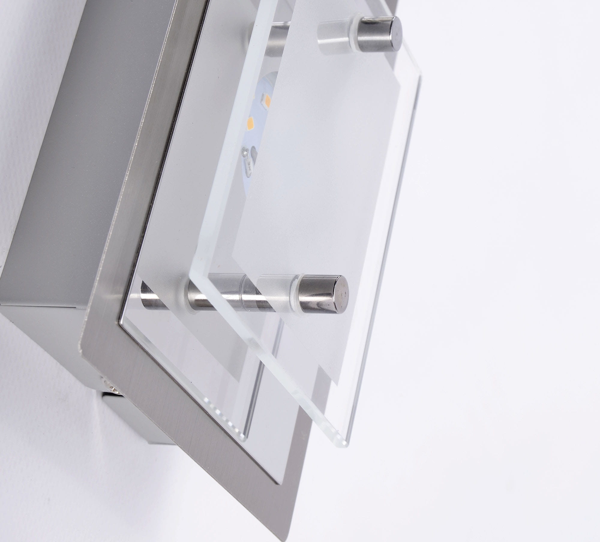 LED Wand- und Deckenleuchte 2flg COMBINATA Metall-Glas matt-nickel – Stilvolle Beleuchtung für dein Zuhause LED Wand- und Deckenleuchte 2flg COMBINATA Metall-Glas matt-nickel – Stilvolle Beleuchtung für dein Zuhause
