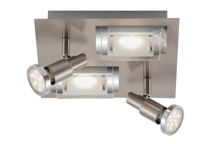 2879-042briloner-LED-Deckenleuchte-flach-eckig-COMBINATA-4flg-nickel-matt LED Deckenleuchte flach eckig COMBINATA 4flg nickel matt Briloner 2879-042