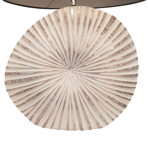 grosse-tischleuchte-60cm-dekorativer-fuss-alt-silber-weiss-artdeco-ethno-stoffschirm-schwarz-glaenzend-tischlampe-wohnzimmer-fischer-honsel-leuchten-50298-40036945029fuss-online-sh Tischlampe großer Fuß rund alt silber großer Schirm schwarz dekorativ Design ? Tischlampe Tischleuchte modern vintage shabby chic ausgefallen Wohnzimmer ?