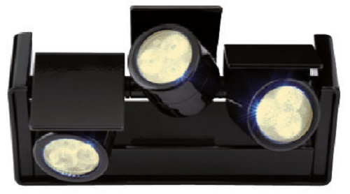 deckenstrahler-golf-schwarz-saasil 27W LED Wand- / Deckenstrahler Golf 3000K