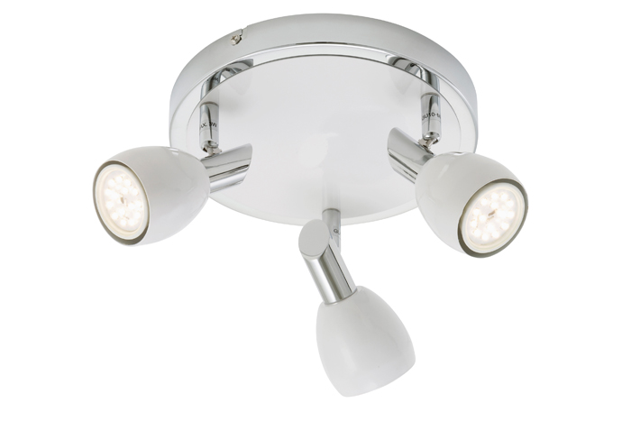 briloner3408-036-Decken-Wandstrahler-COMBI-3flg-weiss-Chrom-inkl-GU10-LED-schwenkbar Deckenstrahler LED weiß 3flg weiß Chrom COMBI inkl. GU10 LED schwenkbar 3408-036 Briloner