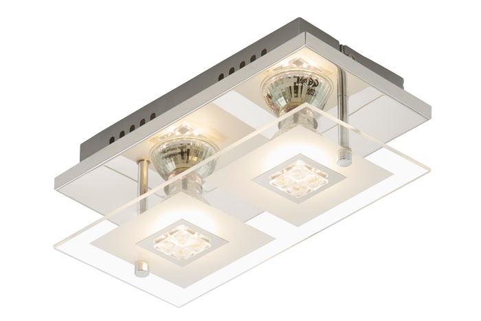 LED-Wand-Deckenleuchte-TELL-mit-Glas-Chrom-gl-nzend-2flg-rechteckig-briloner-3195-028-bel LED Wand- & Deckenleuchte TELL mit Glas Chrom glänzend 2flg rechteckig – Stilvolle Beleuchtung für dein Zuhause