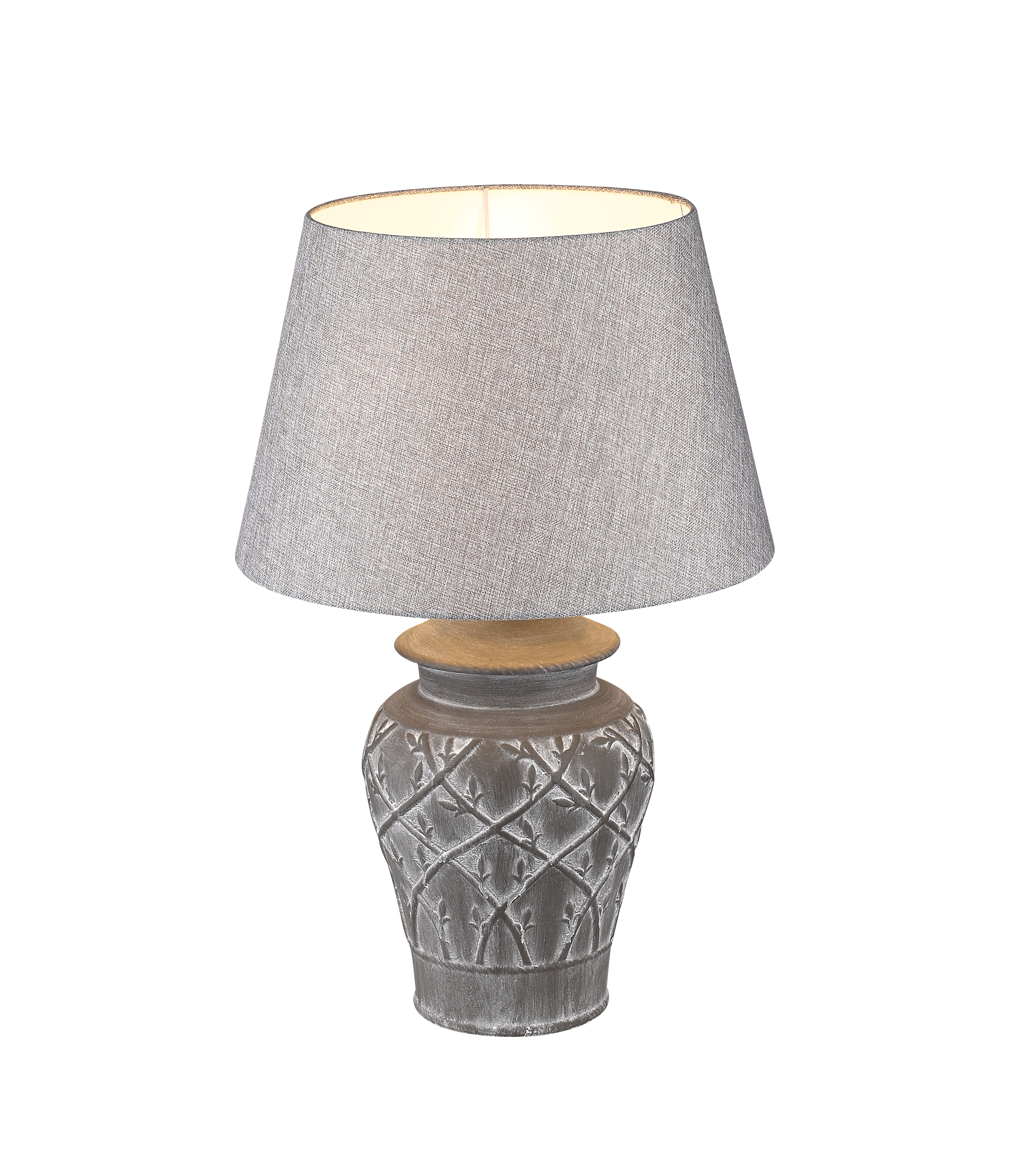 Tischleuchte-Tischlampe-Hockerleuchte-Wohnzimmerlampe-Keramik-saasil-Sorpetaler-170705-4021273290130-x Hockerleuchte FIORE MARRONE Beton-Keramik braun – Stilvolle Beleuchtung für dein Zuhause