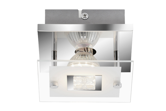 briloner3195-018-Kleine-LED-Wand-Deckenleuchte-TULA-mit-Glas-Chrom-12x12cm Kleine LED Wand- & Deckenleuchte TULA mit Glas Chrom 12x12cm Briloner 3195-018