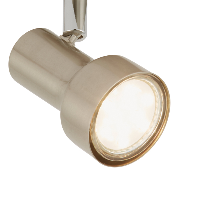 2843-012_Detail02 Decken- und Wandspot SUB nickel-matt inkl. GU10 LED schwenkbar Briloner 2843-012