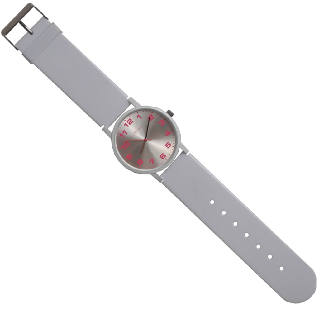 dash-white-watch-armbanduhr-6011-46cm-2 Armbanduhr sportlich Mädchen rosa weiß pink