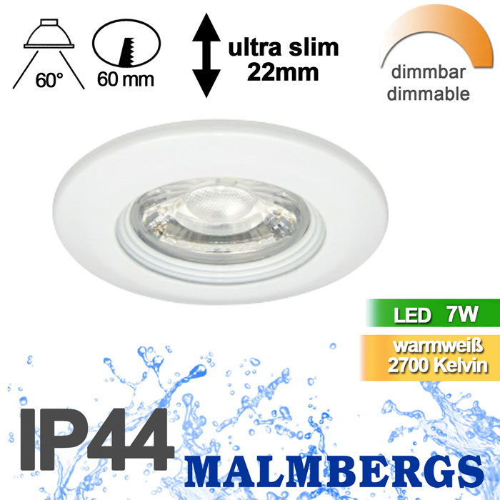 LED Einbau Spot dimmbar weiß 7W IP44 60mm MD-99 Einzelspot mit Trafo – Stilvolle Beleuchtung für dein Zuhause LED Einbau Spot dimmbar weiß 7W IP44 60mm MD-99 Einzelspot mit Trafo – Stilvolle Beleuchtung für dein Zuhause