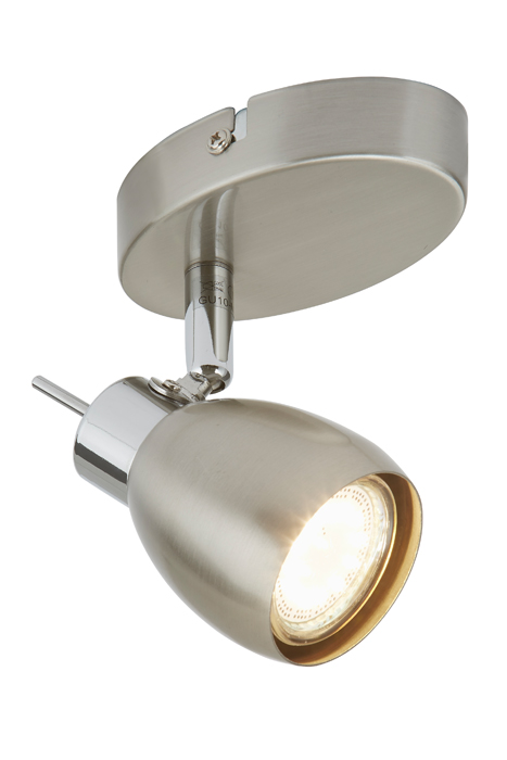 2736-012-briloner-LED-Spot-TWO-nickel-matt-schwenkbar-inkl-GU10-LED LED Spot TWO nickel-matt schwenkbar inkl GU10 LED Briloner 2736-012