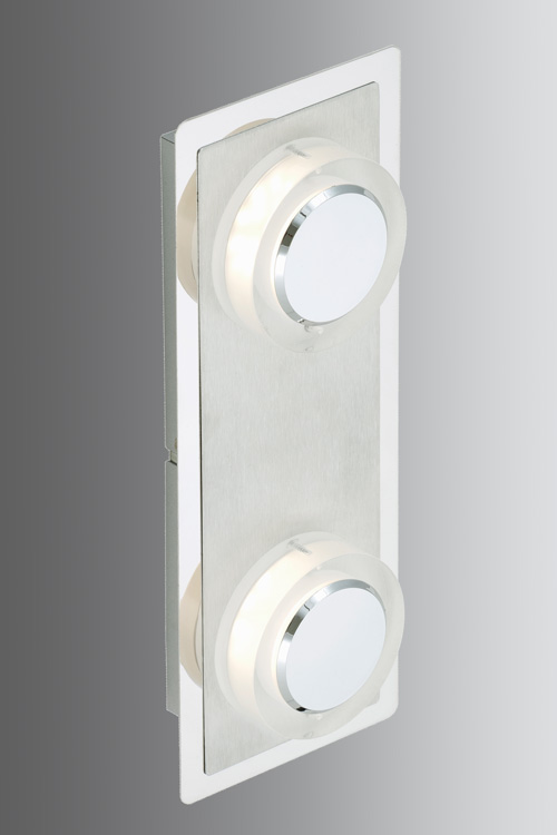 3533-021-3 LED Wand- & Deckenleuchte 2er Aufputz-Spot rechteckig Orna Briloner 3533-021