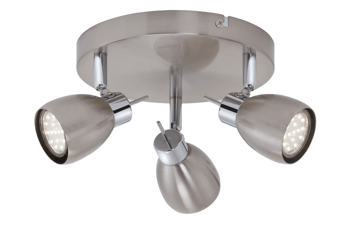 2736-032R-briloner-LED-Spot-TWO-3flg-Rondell-nickel-matt-schwenkbar-inkl-GU10-LED LED Spot TWO 3flg Rondell nickel-matt schwenkbar inkl GU10 LED Briloner 2736-032R
