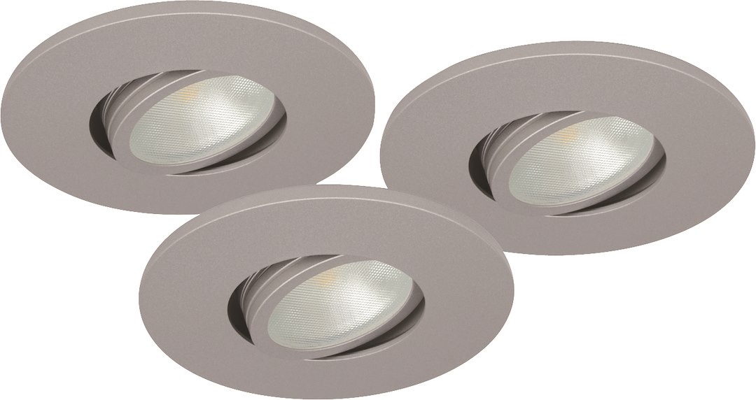 3er Set LED Spots dimmbar silber matt schwenkbar IP44 MD-350 – Stilvolle Beleuchtung für dein Zuhause 3er Set LED Spots dimmbar silber matt schwenkbar IP44 MD-350 – Stilvolle Beleuchtung für dein Zuhause