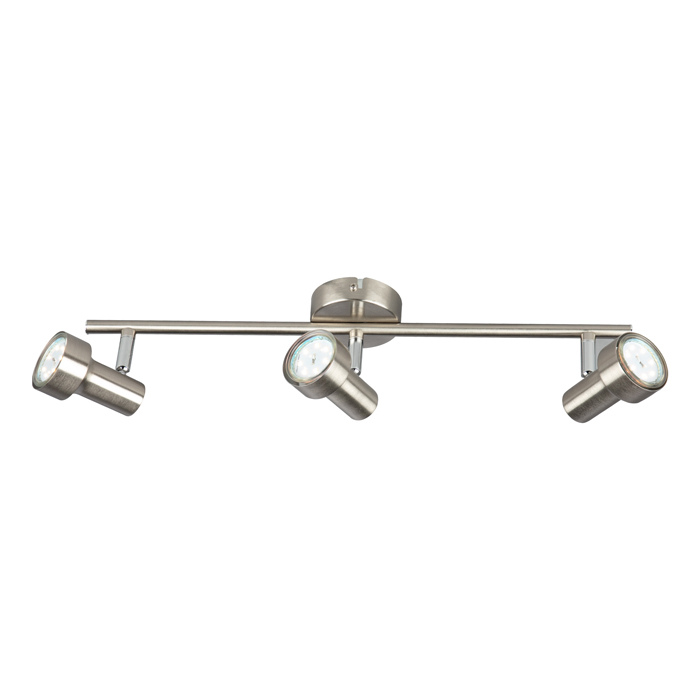 2843-032_TB09 Deckenstrahler SUB 3flg nickel-matt inkl. GU10 LED schwenkbar – Stilvolle Beleuchtung für dein Zuhause