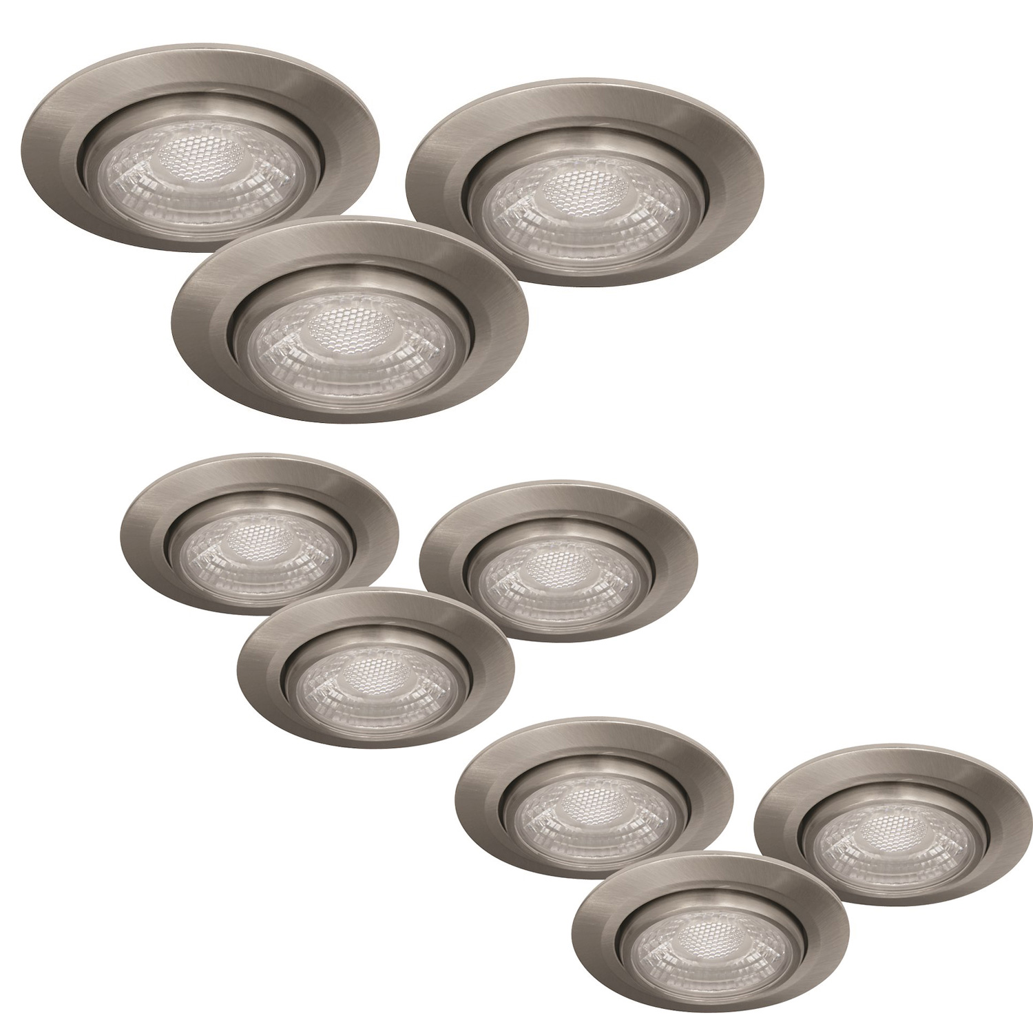 9er Set LED Einbaustrahler dimmbar schwenkbar silber IP44 MD-13 – Stilvolle Beleuchtung für dein Zuhause 9er Set LED Einbaustrahler dimmbar schwenkbar silber IP44 MD-13 – Stilvolle Beleuchtung für dein Zuhause