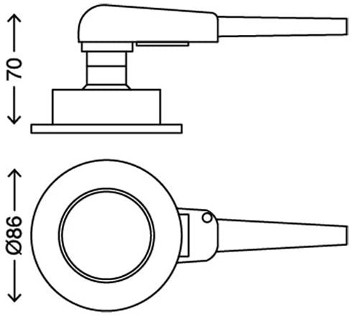 6-gu10-einbau-spots-chrom-schwenkbar-inkl-3w-led-einbaustrahler-einbauleuchte-austauschbar-ohne-trafo-briloner-7225-038-saasil-de 3er Set Einbau Spots Alu rund schwenkbar GU10 inkl. 3W LED ? Einbaustrahler LED Aluminium rund ? Spot Decke LED Spots 230V Birne austauschbar günstig