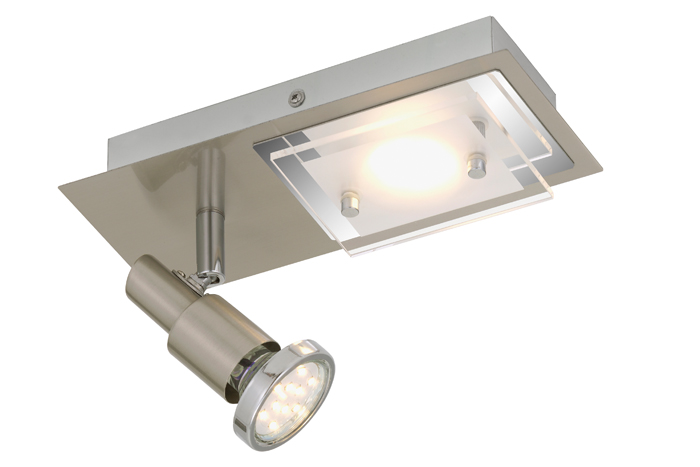 2879-022-briloner-LED-Wand-und-Deckenleuchte-2flg-COMBINATA-Metall-Glas-matt-nickel LED Wand- und Deckenleuchte 2flg COMBINATA Metall-Glas matt-nickel