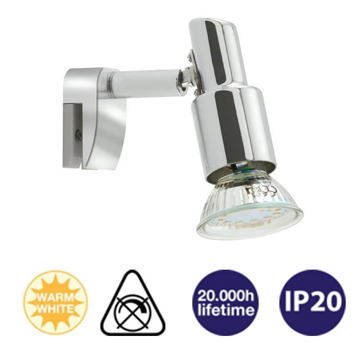 2-bad-spiegellampe-zum-klemmen-klemmlampe-birne-austauschbar-inkl-gu10-led-briloner-2792-018 Bad Spiegelleuchte zum klemmen Chrom schwenkbar inkl GU10 LED Briloner 2792-018