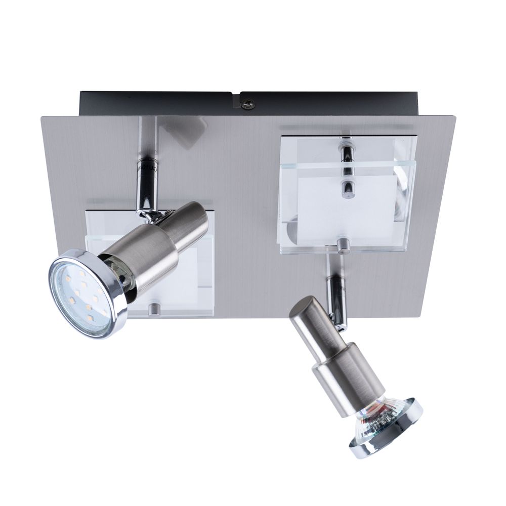 LED Deckenleuchte flach eckig COMBINATA 4flg nickel matt – Stilvolle Beleuchtung für dein Zuhause LED Deckenleuchte flach eckig COMBINATA 4flg nickel matt – Stilvolle Beleuchtung für dein Zuhause