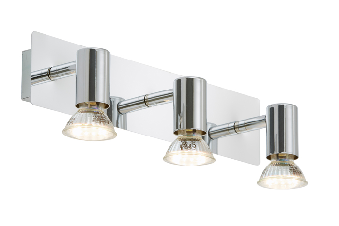 2290-038-briloner-Wandleuchte-3-flammig-SPLASH-Chrom-inkl-GU10-LED Wandleuchte 3-flammig SPLASH Chrom inkl GU10 LED Briloner 2290-038