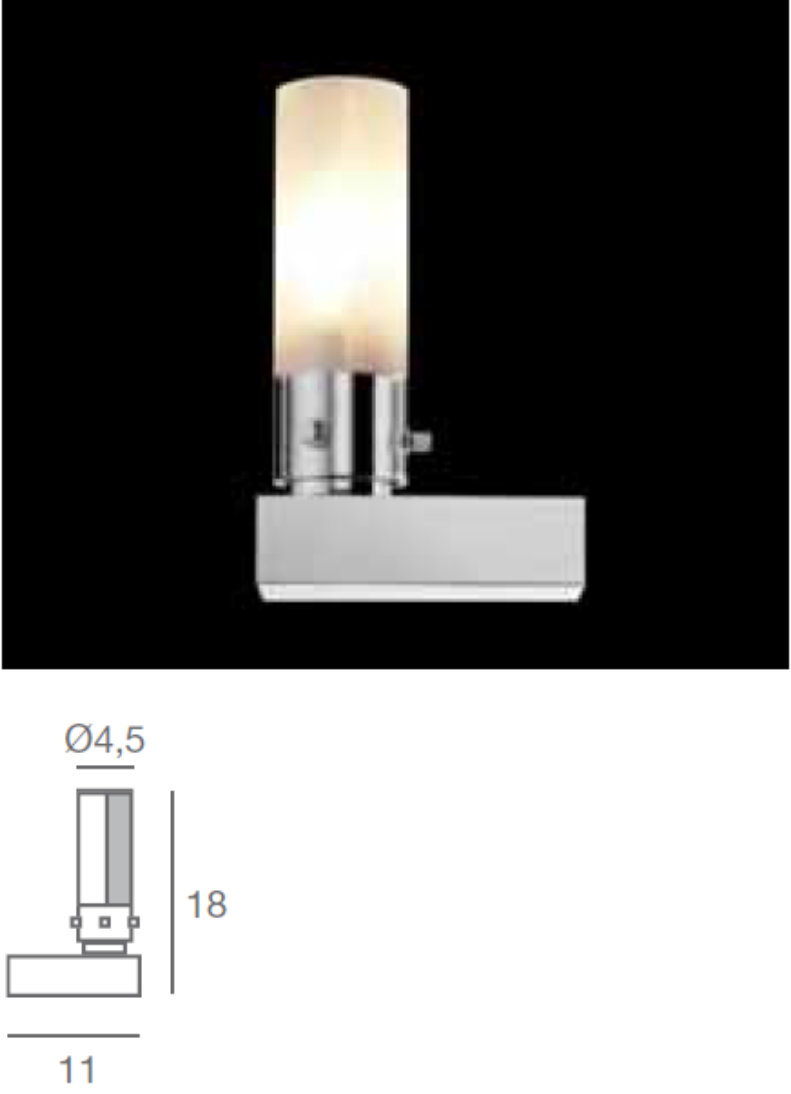 tribeca-w-led-wandlampe 4W LED Wandleuchte Tribeca W Nickel Matt 1xE14 – Stilvolle Beleuchtung für dein Zuhause