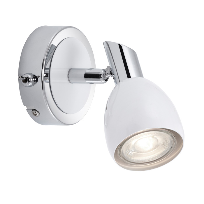 2908-016briloner-Decken-und-Wandstrahler-COMBI-weiss-Chrom-inkl-GU10-LED-schwenkbarQzKiE1hxcgvmH LED Wandstrahler mit Schalter COMBI weiß Chrom inkl. GU10 LED schwenkbar Briloner 2908-016