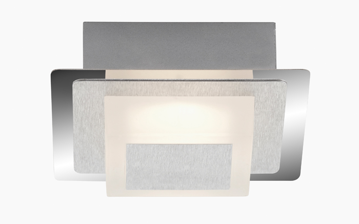 3532-011-briloner-Kleine-LED-Wand-Deckenleuchte-eckig-silber-matt-satiniert-12x12cm 3532-011 Briloner Kleine LED Wand- & Deckenleuchte eckig silber matt satiniert 12x12cm