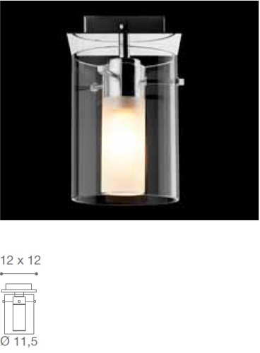 tribeca-c2-aufbaulampe Glas Deckenleuchte / Anbauleuchte Tribeca C2 Chrom – Stilvolle Beleuchtung für dein Zuhause