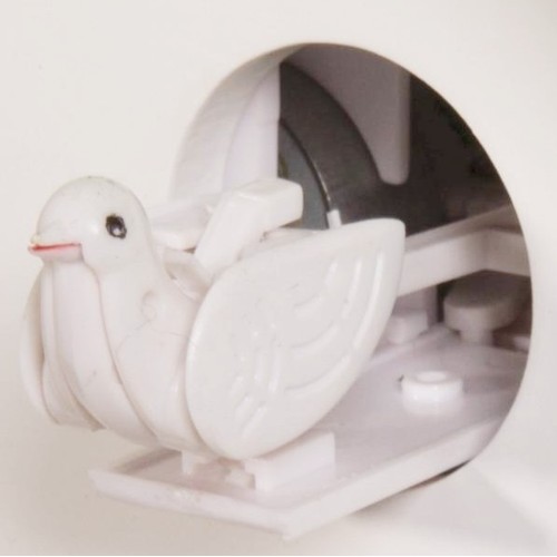 birdy-rot-kuckucksuhr-von-nextime-3108ro-modern-2 Design Kuckucksuhr modern bunt Birdy Rot Nextime 3108ro