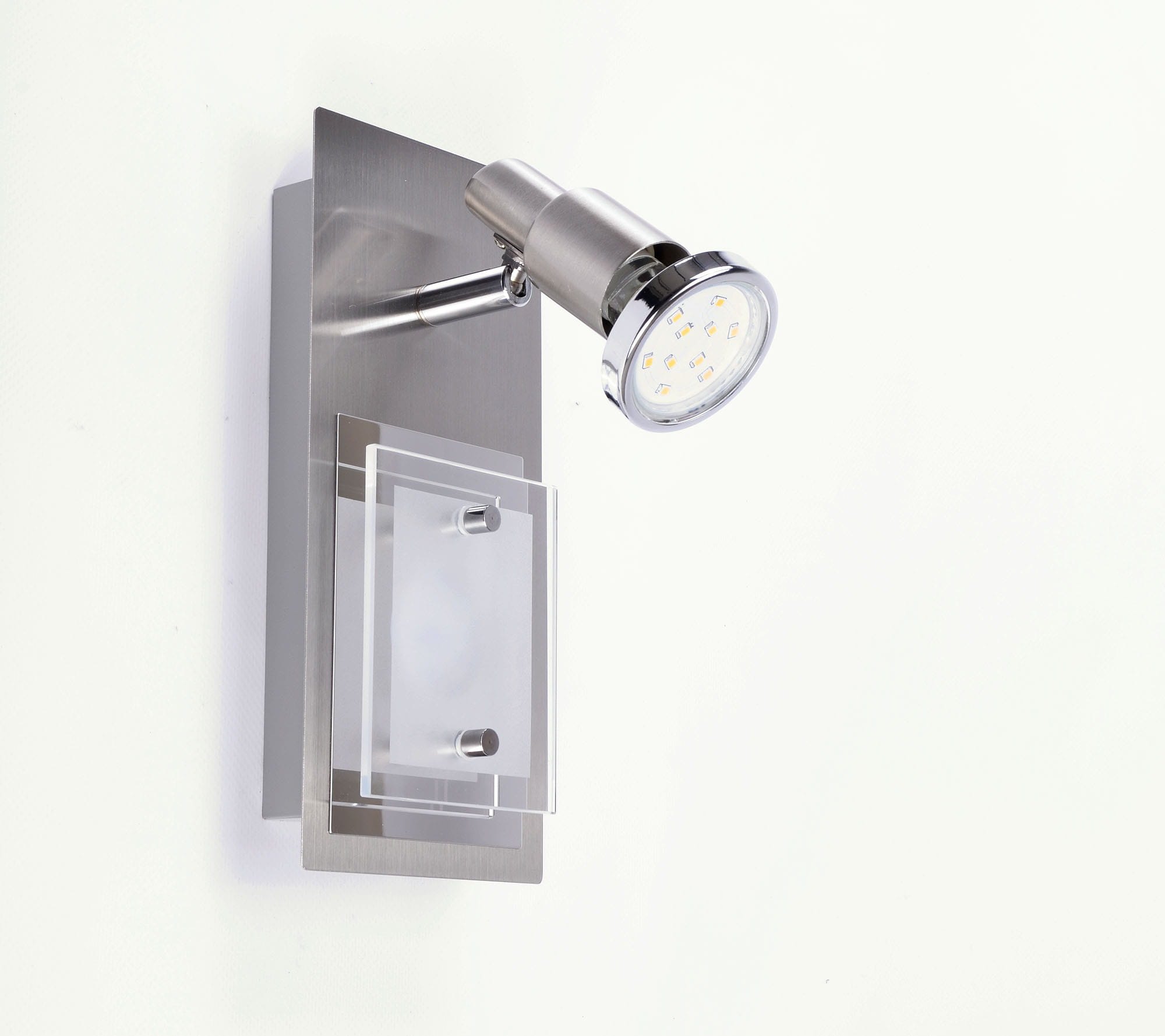 LED Wand- und Deckenleuchte 2flg COMBINATA Metall-Glas matt-nickel – Stilvolle Beleuchtung für dein Zuhause LED Wand- und Deckenleuchte 2flg COMBINATA Metall-Glas matt-nickel – Stilvolle Beleuchtung für dein Zuhause
