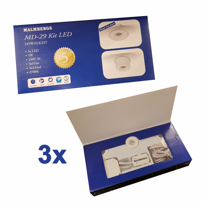 Malmbergs MD-29 LED Kit weiß 9er Set LED Spots Einbau & Aufbau dimmbar IP44 36mm – Stilvolle Beleuchtung für dein Zuhause Malmbergs MD-29 LED Kit weiß 9er Set LED Spots Einbau & Aufbau dimmbar IP44 36mm – Stilvolle Beleuchtung für dein Zuhause