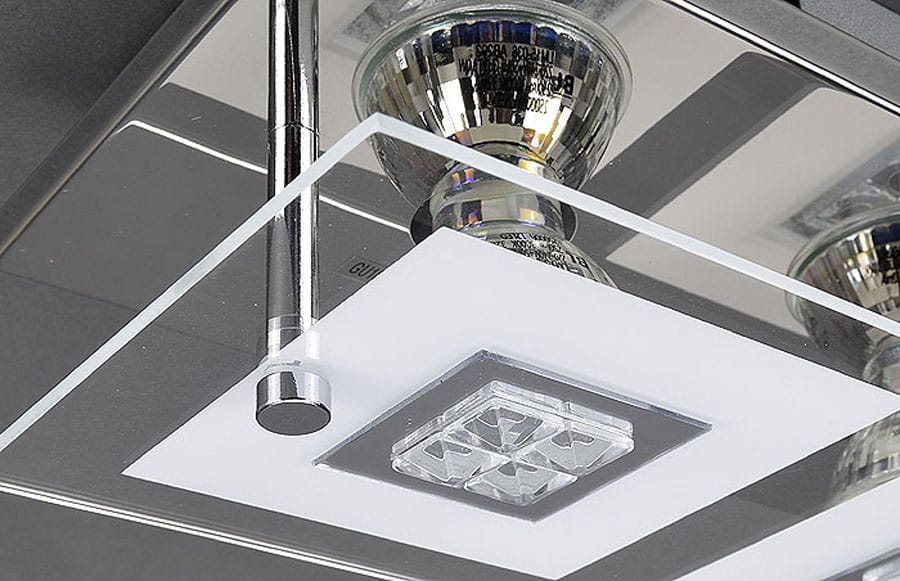LED Wand- & Deckenleuchte TELL mit Glas Chrom glänzend 2flg rechteckig – Stilvolle Beleuchtung für dein Zuhause LED Wand- & Deckenleuchte TELL mit Glas Chrom glänzend 2flg rechteckig – Stilvolle Beleuchtung für dein Zuhause