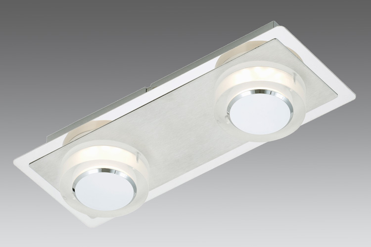 3533-021briloner-orna-led-deckenlampe-wandlampe-reckigeckig-alu LED Wand- & Deckenleuchte 2er Aufputz-Spot rechteckig Orna Briloner 3533-021