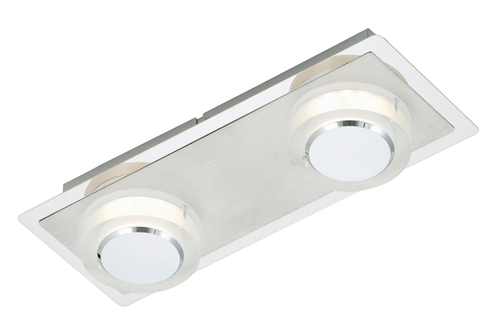 3533-021-briloner-LED-Wand-Deckenleuchte-ORNA-2flg-l-nglich-silber-matt-satiniert LED Wand- & Deckenleuchte 2er Aufputz-Spot rechteckig – Stilvolle Beleuchtung für dein Zuhause
