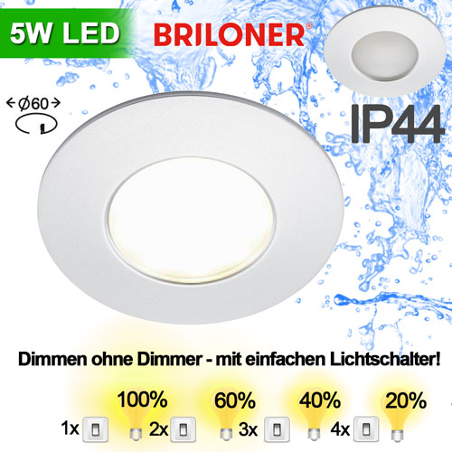titel-led-spot-dimmbar-ohne-dimmer-per-lichtschalter-alu-led-5w-einbaustrahler-ultra-slim-briloner-8308-019-saasilzQzf6XQQJBipH LED Einbauspot dimmbar per Schalter ohne Dimmer Alu IP44 – Stilvolle Beleuchtung für dein Zuhause