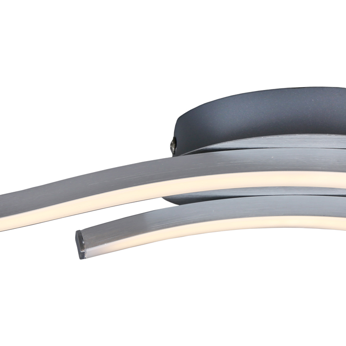3258-029-briloner6-Moderne-LED-Deckenlampe-2-St-be-gewellt-Aluminium-warmweiss-55-5cm Moderne LED Deckenlampe 2 Stäbe gewellt Aluminium warmweiß 55,5cm Briloner 3258-029