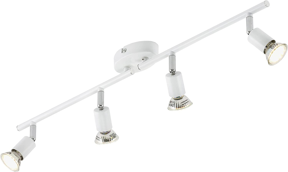 2767-046-briloner-Deckenstrahler-led-weiss-60cm-gu10 4er LED Deckenstrahler weiß inkl. GU10 3W schwenkbar SIMPLE Briloner 2767-046