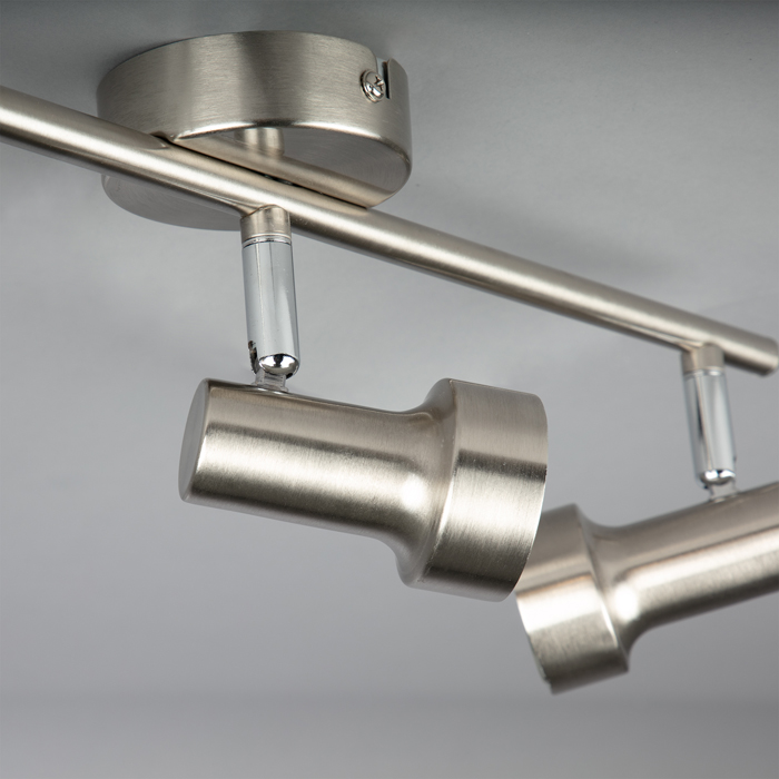 2843-032_Detail2 Decken- und Wandspot SUB 3flg nickel-matt inkl. GU10 LED schwenkbar Briloner 2843-032