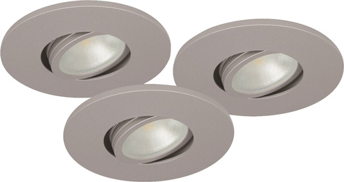 led-deckenspots-dimmbar-schwenkbar-silber-matt-ip44-3er-set-led-spots-malmbergers-9974370-saasil 3er Set LED Einbaustrahler dimmbar silber matt schwenkbar Spots IP44 ? Einbaustrahler LED dimmbar rund Bad ? Spot Decke LED Spots 230V zum dimmen günstig