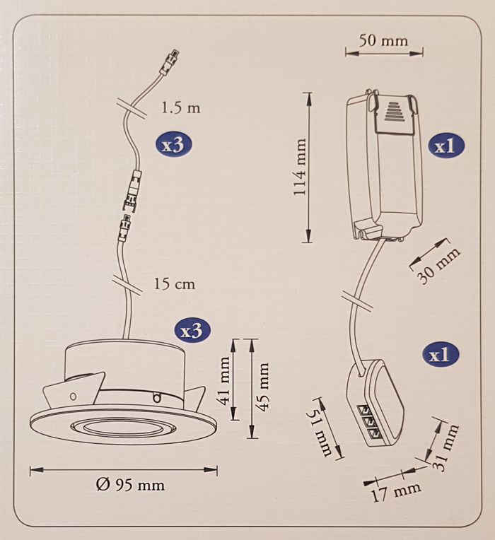 led-kit-md-350-9974370-malmbergs-silber-aluminium-led-spots-ip44-18wW2ian7ha5bYdp Set LED Spots dimmbar weiß schwenkbar 18W IP44 MD-350 LED Kit Malmbergs