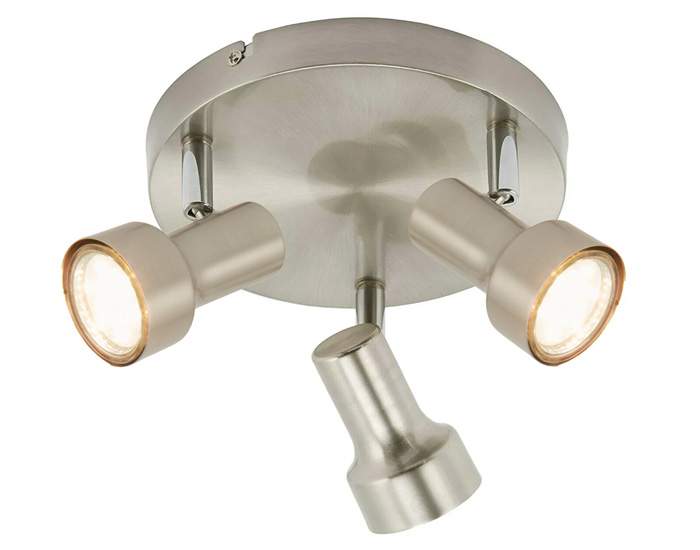 2843-032R-briloner-Deckenstrahler-rund-SUB-3flg-Rondell-nickel-matt-inkl-GU10-LED-schwenkbar Runder Deckenstrahler SUB 3flg Rondell nickel-matt inkl. GU10 LED schwenkbar 2843-032R Briloner