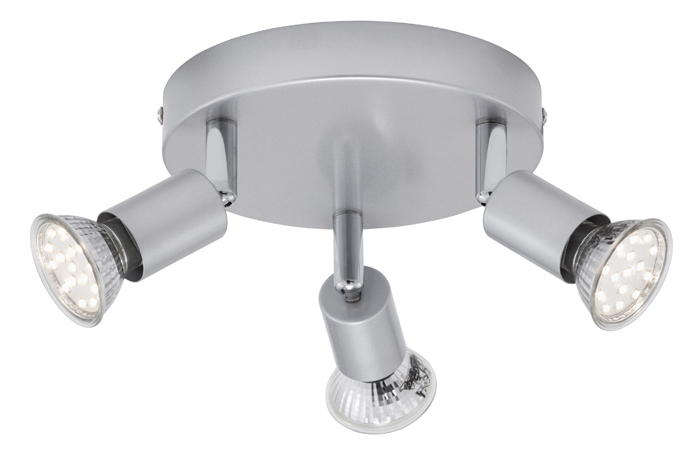 2906-034briloner-LED-Deckenstrahler-PICCO-3flg-Rondell-silber-inkl-GU10-LED-schwenkbar LED Deckenstrahler PICCO 3flg Rondell silber inkl. GU10 LED schwenkbar