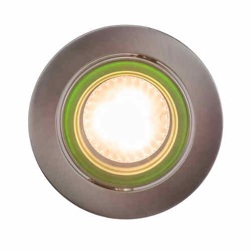 LED-Einbaustrahler-mit-gr-nem-Glasring-GU10-saasil-lampen-leuchten-wuppertal-1 LED Glas Einbaustrahler GU10 230V rund grün