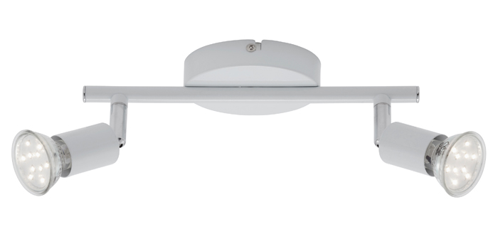 2767-026briloner-Decken-und-Wandspot-SIMPLE-2flg-weiss-inkl-GU10-LED-schwenkbar Deckenstrahler LED 2flg weiß inkl. 3W GU10 schwenkbar SIMPLE 2767-026 Briloner